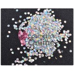 Solzi de peste pentru decor unghii Argintii cu Reflexii 2mm Cod SDP01